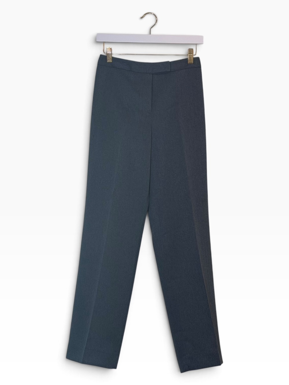 Larry Levine Tailored Straight-Leg Women's Pants in Dark Navy